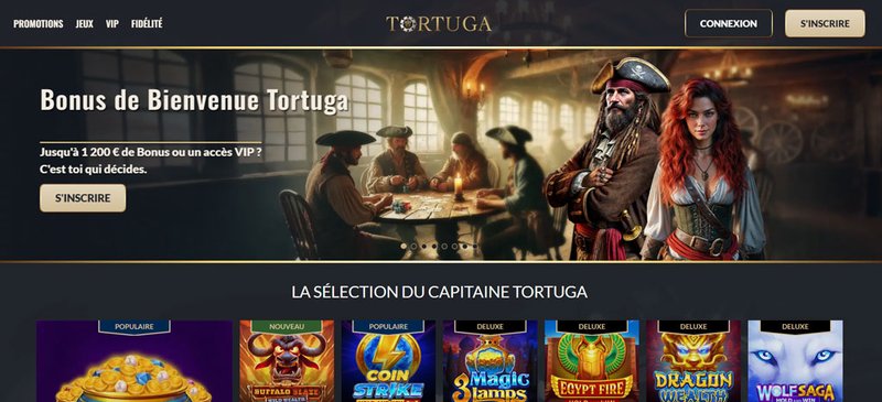 Guide de tortuga casino application